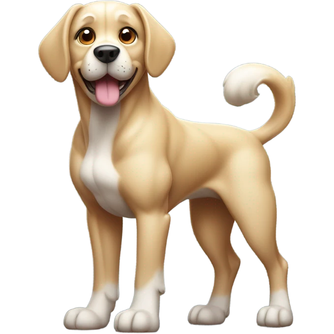 Fit dog  emoji