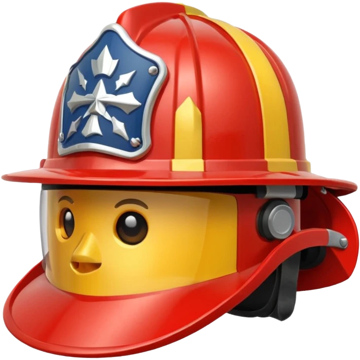 American style Fire helmet emoji