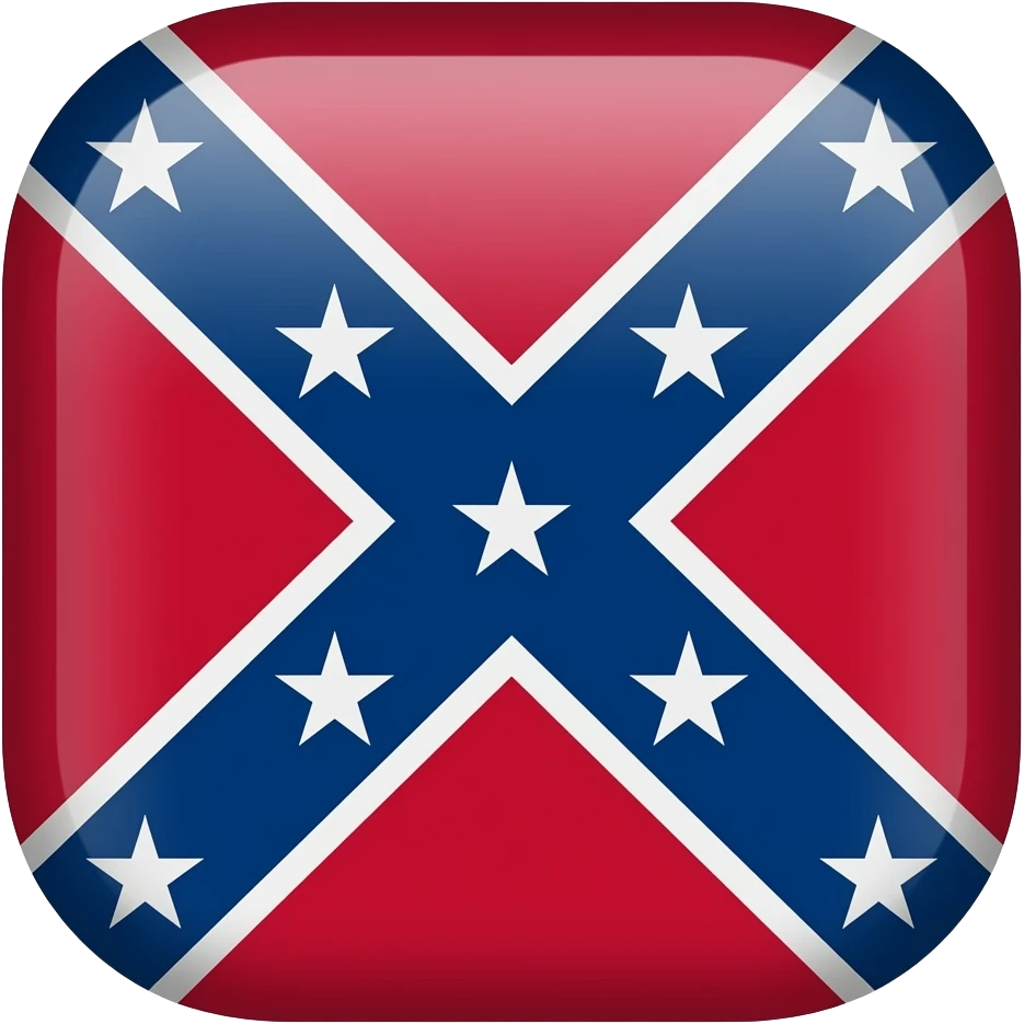 The confederate flag emoji