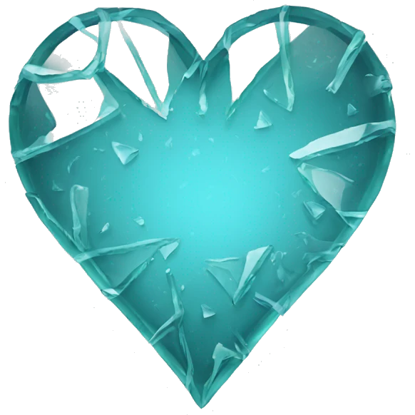 broken glass heart emoji