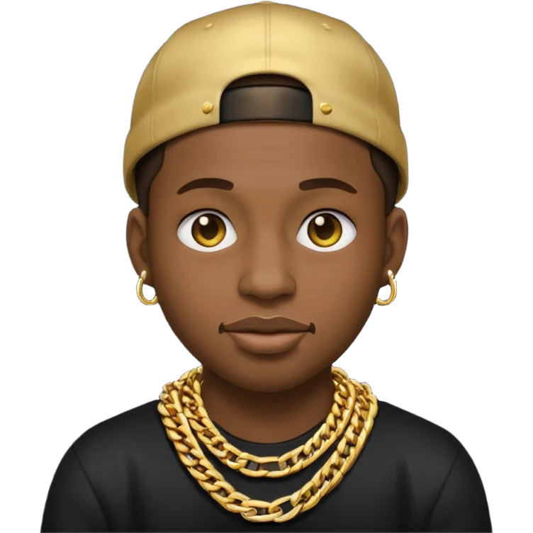 I'm just want a emojii like rapper only face emoji
