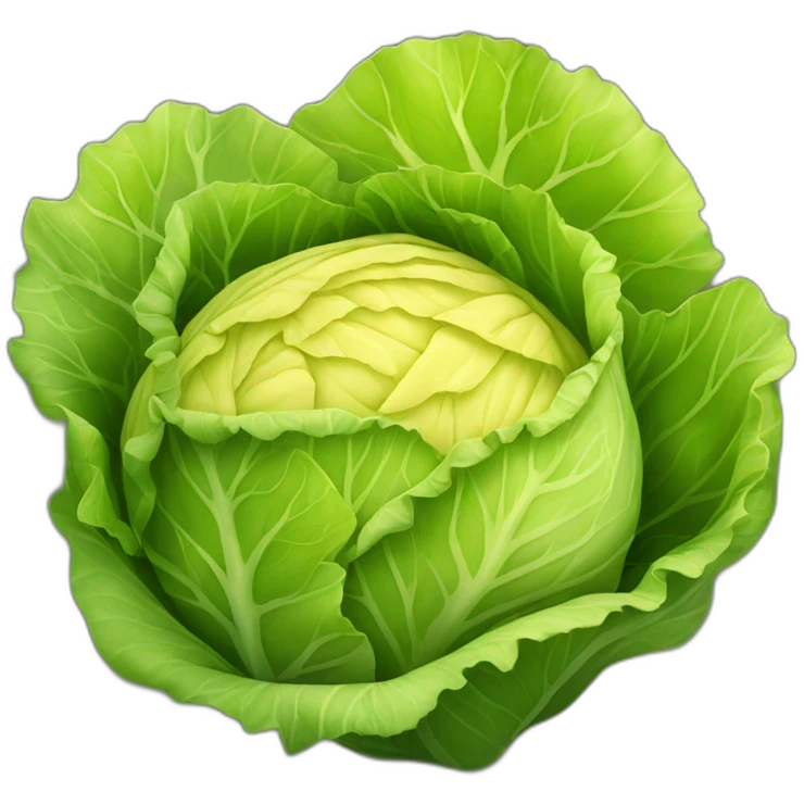 weird boring yellow cabbage emoji