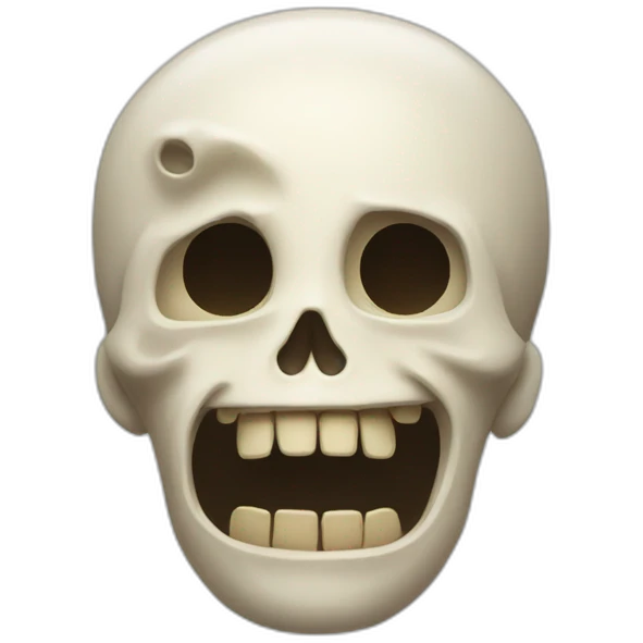 surprised-Bone-man emoji