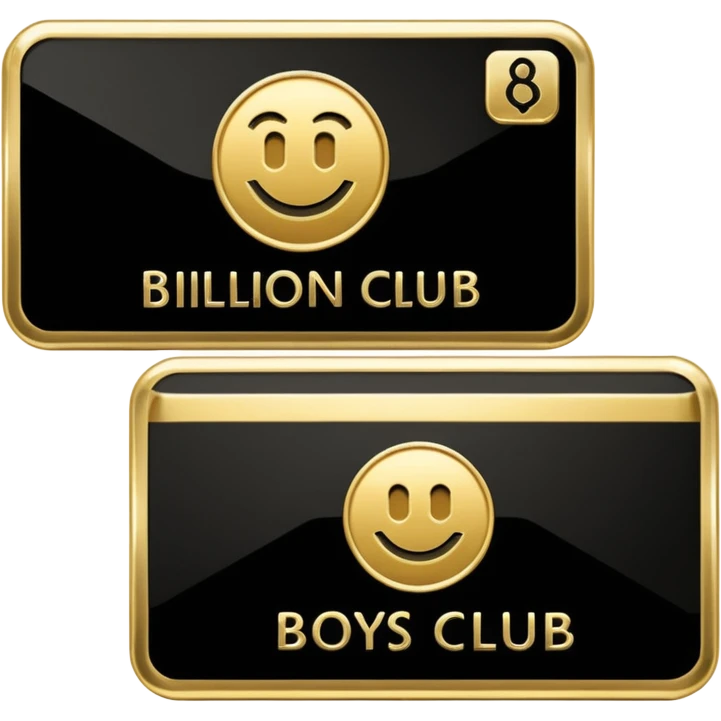 BBC Billion Dollar Boys club card emoji