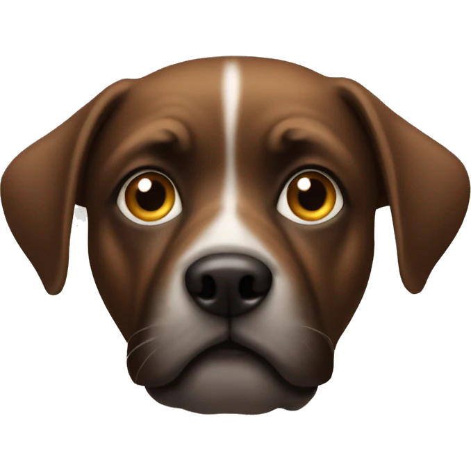 Dog side eyeing emoji