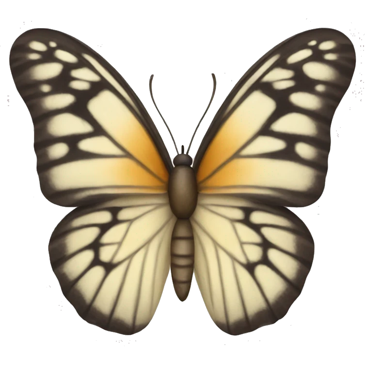 neutral butterfly emoji