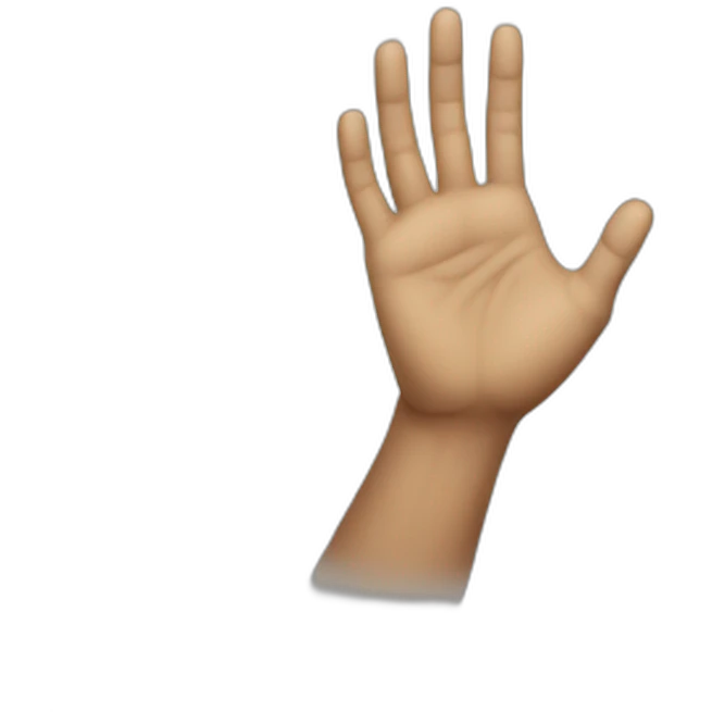 God's Hand emoji