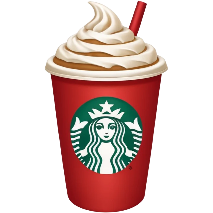  Christmas Starbucks coffee emoji