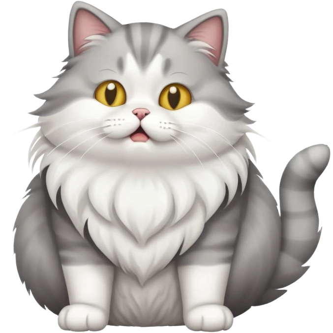 A cat farting emoji