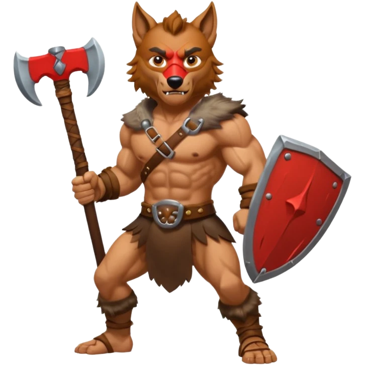 barbarian wolf rider emoji