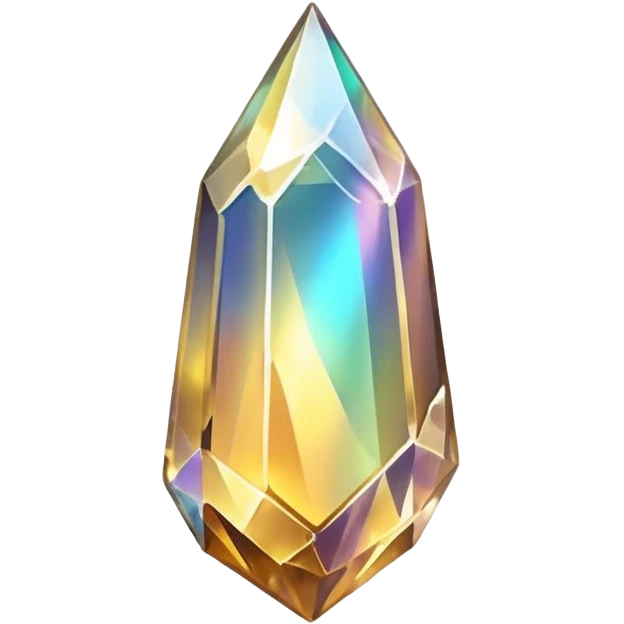 golden iridescent nebula crystal shard emoji