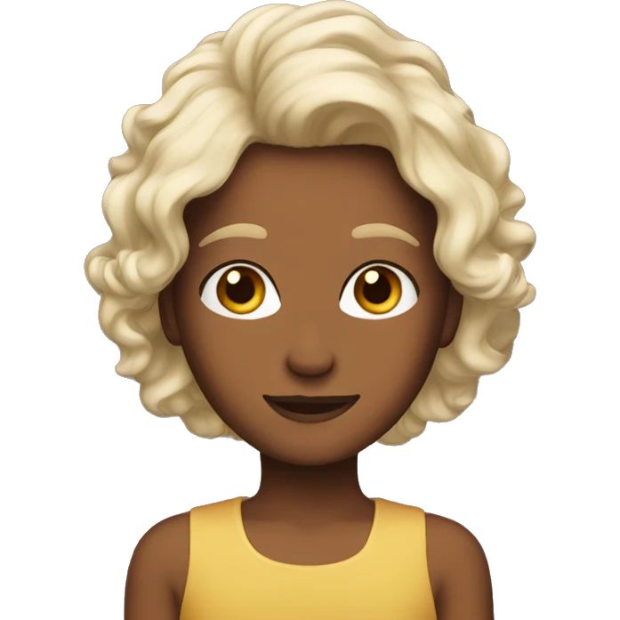 Hair coloring emoji