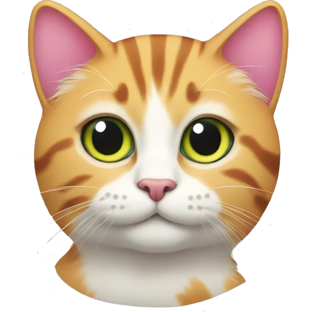 Colorful cats emoji