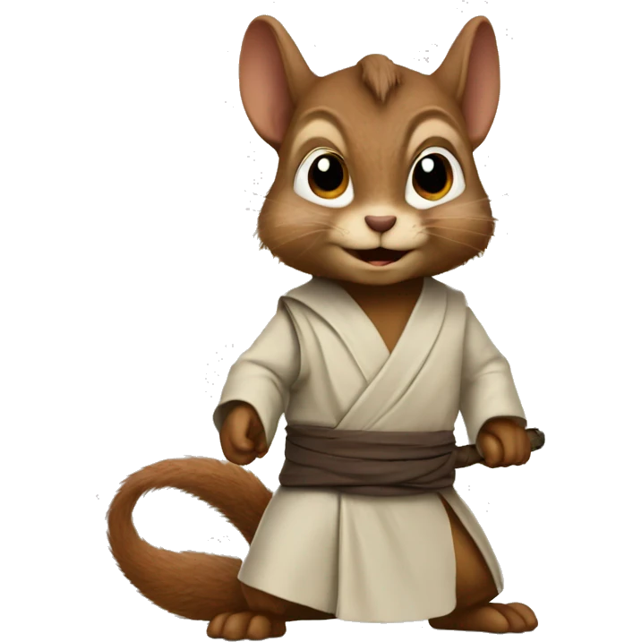 Squirrel Jedi emoji