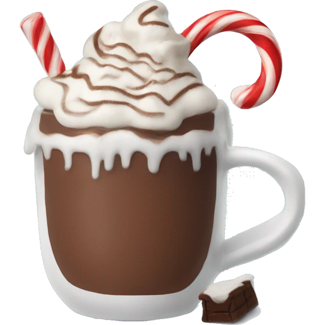 christmas hot chocolate  emoji