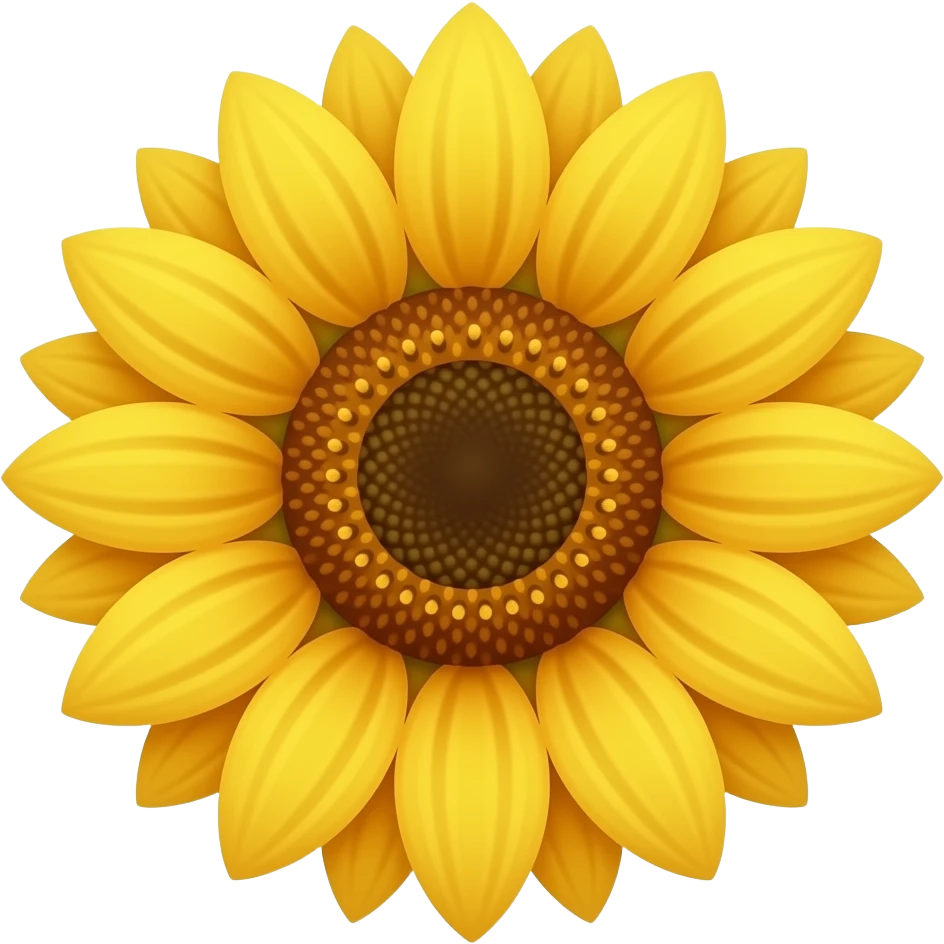 sunflower simple brighter warm color emoji