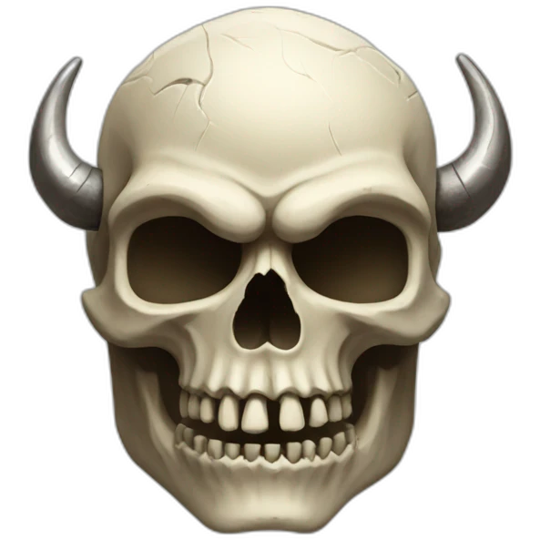 viking skull emoji