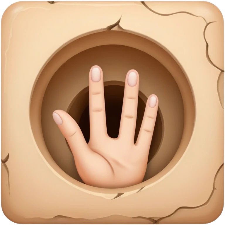 2 fingers going into a organic hole emoji
