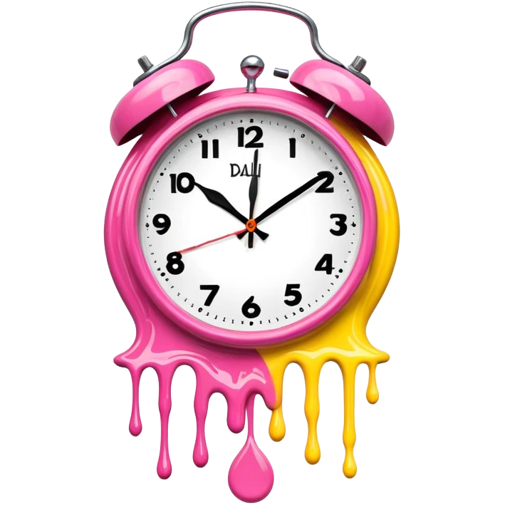 salvador dali melted spam clock emoji