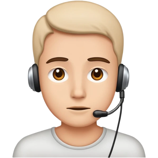 quiero una persona escuchando emoji