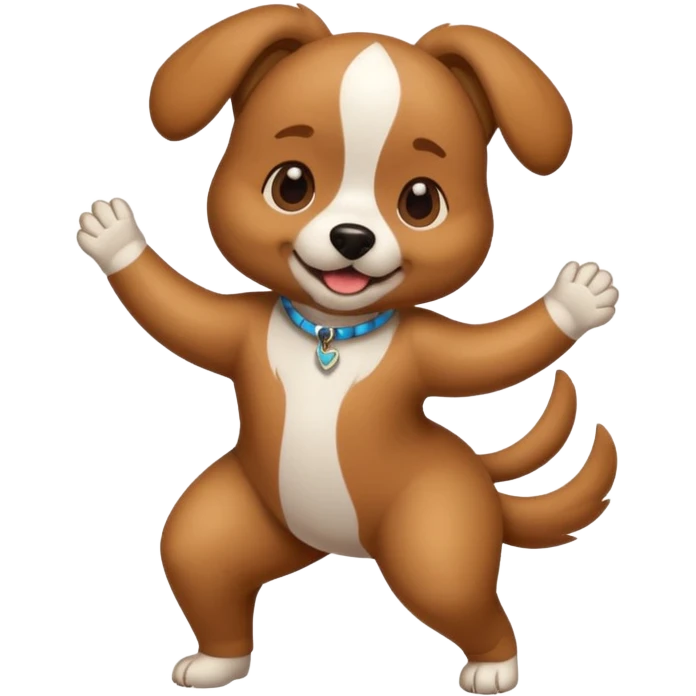 twerking dog emoji
