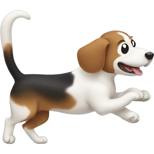 dog chasing its own tail emoji