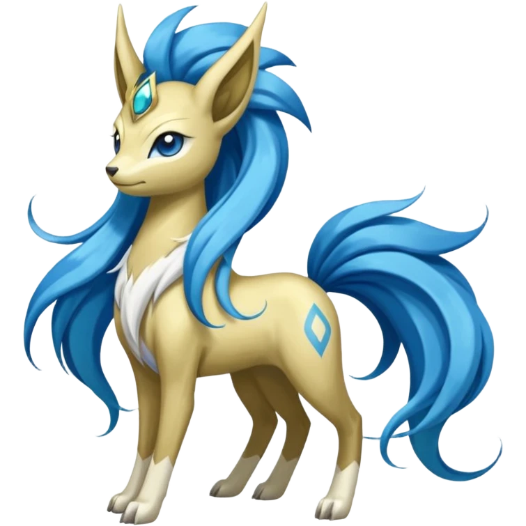 Manectric-Suicune-Meloetta-fusion-hybrid-creature  emoji