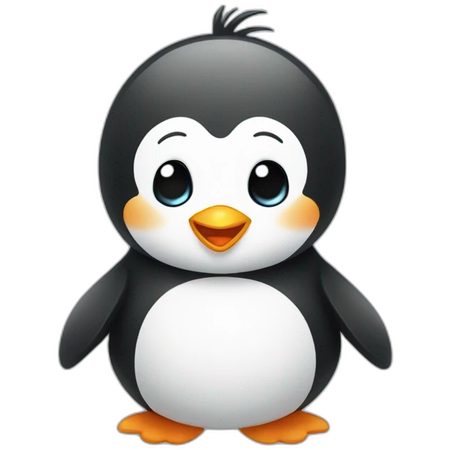 cute happy baby pengu emoji