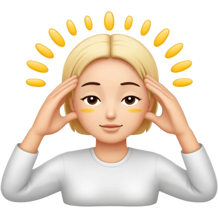Masaje de cabeza  emoji