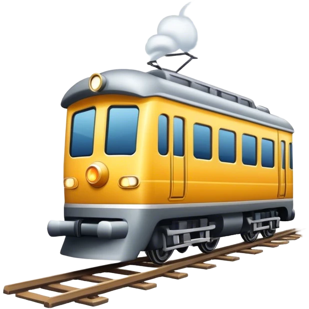 train travelling fast emoji