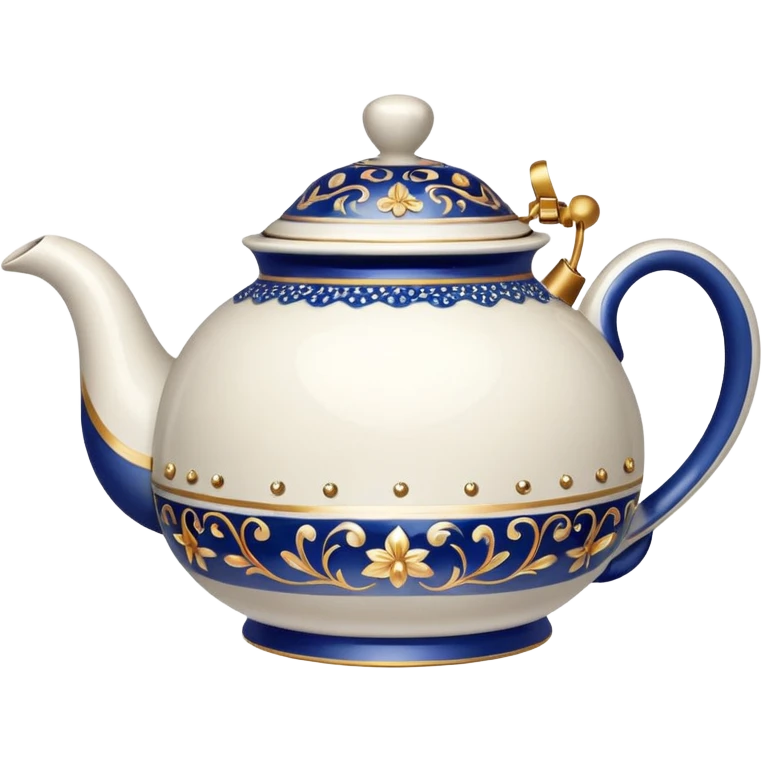 steaming teapot with sparkles emoji