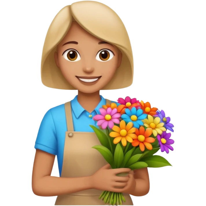 Flower Vendor emoji