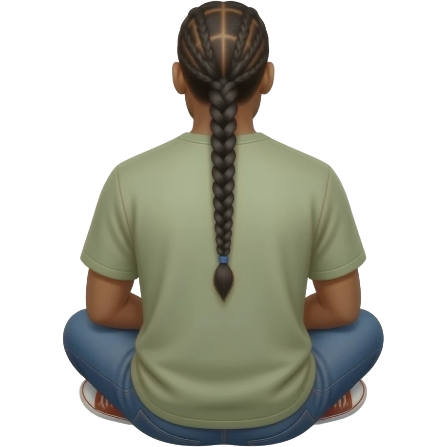 snoop dogg sitting down viewed from behind emoji