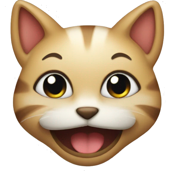 Emoji mewing emoji