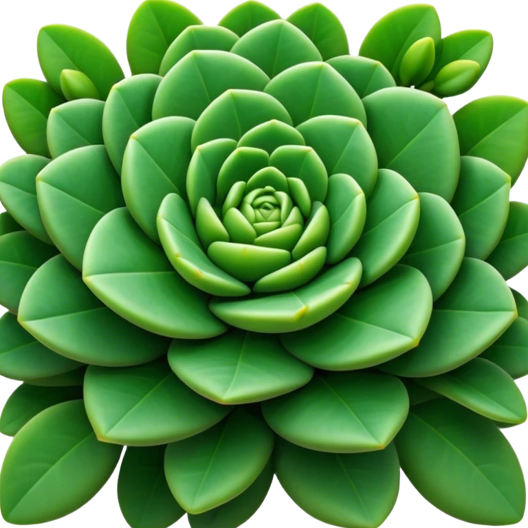 Cinematic Realistic Crassula Emoji, Compact and vibrant, with small, fleshy leaves arranged in thick, rounded clusters. The deep green hue of the leaves radiates calm, while their structured growth speaks of endurance. Soft glowing outline, capturing the essence of perseverance and tranquility in a crassula plant! emoji