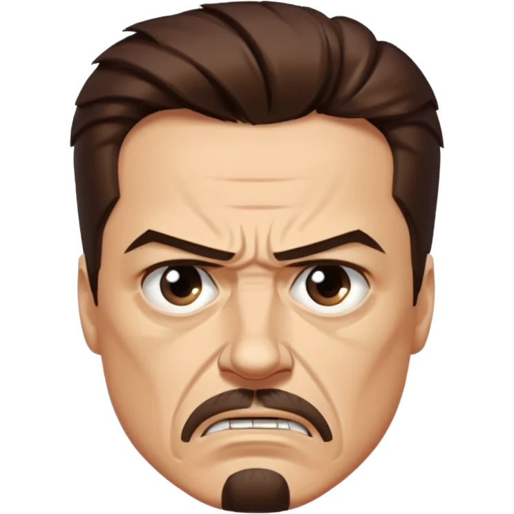 angry tony stark emoji