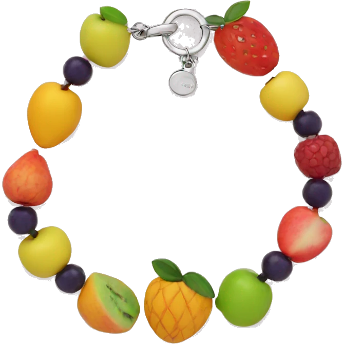 Fruit bracelet emoji