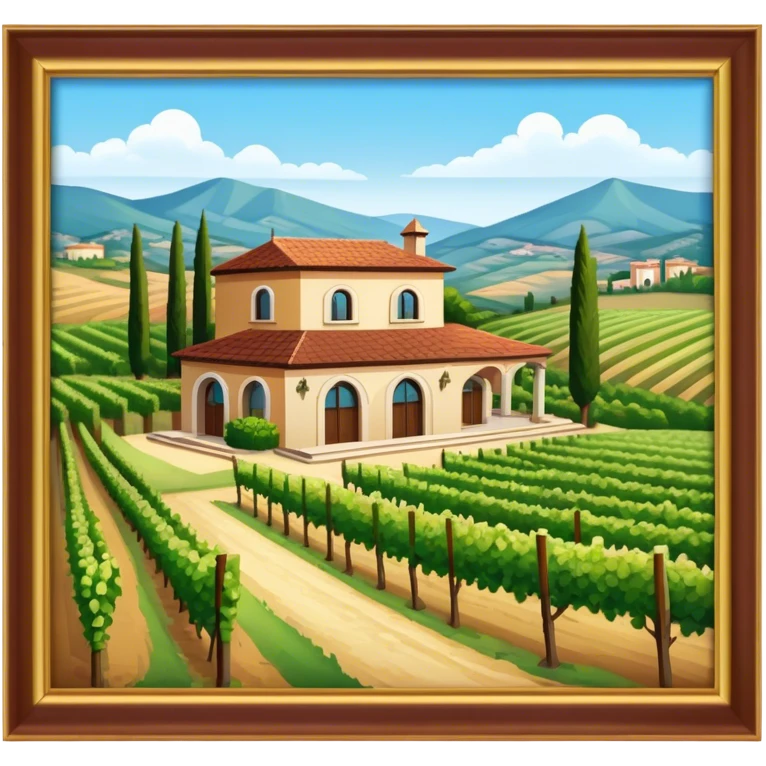italian vineyard villa emoji