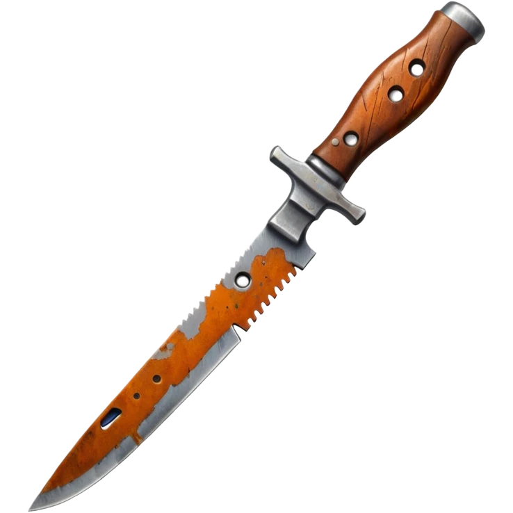 Rusty knife emoji