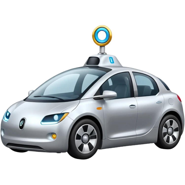 self driving car emoji
