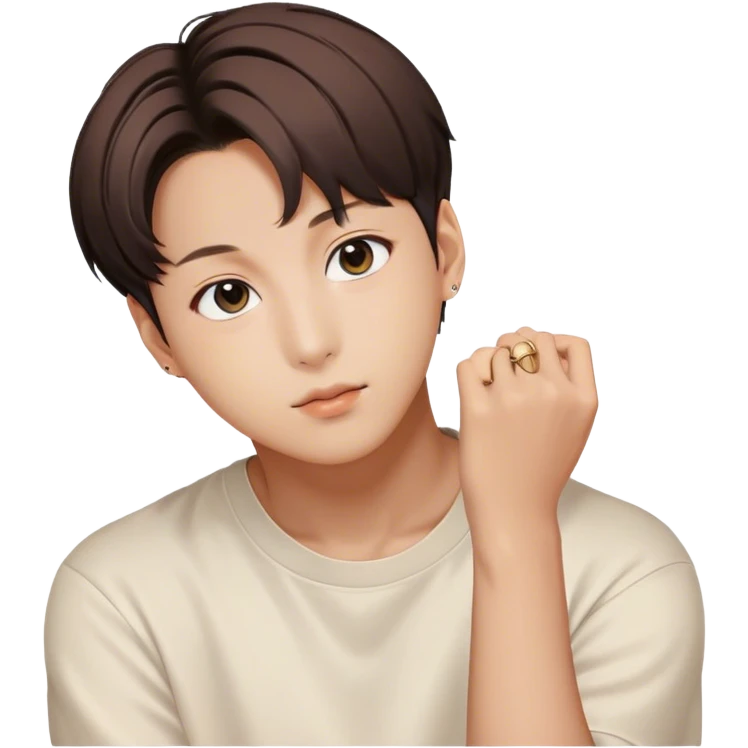 Jeon-Jungkook, member of BTS emoji