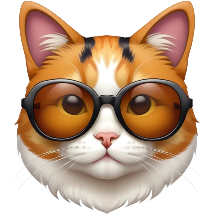 Cat wearing sunglasses emoji