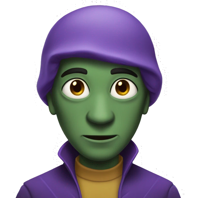 Villain purple turtle emoji