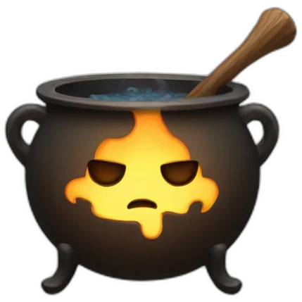 stirring magic cauldron emoji