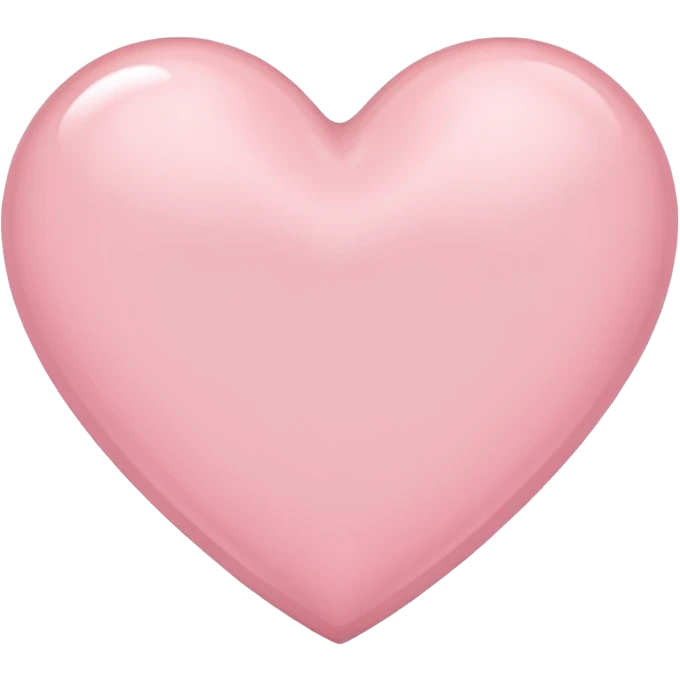 light pink heart emoji