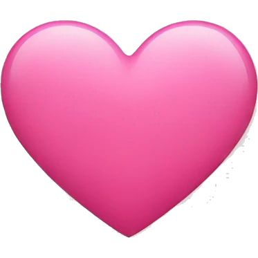Pink heart emoji