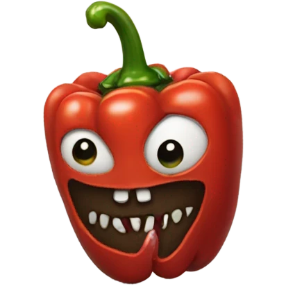 freaky pepper emoji