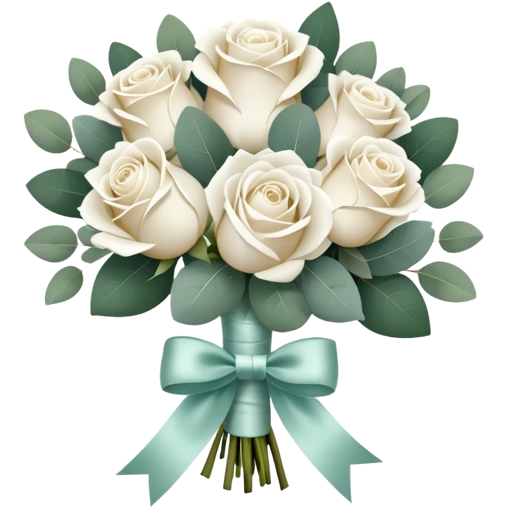 Wedding bouquet emoji