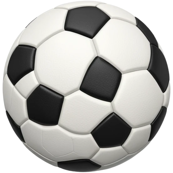 M-shaped soccer ball emoji