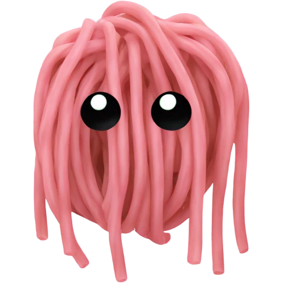 Pink spaghetti  emoji